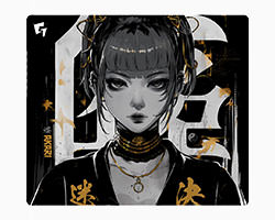 Akari Premium Glass Mousepad Gold