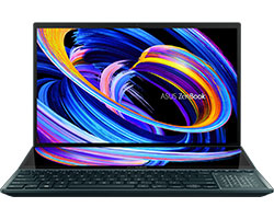 Zenbook Pro Duo 15 OLED UX582ZW (CPU: Core i9 12900H/メモリ: 32GB/SSD: 1TB/GPU: GeForce RTX 3070Ti + Intel Iris Xe Graphics)