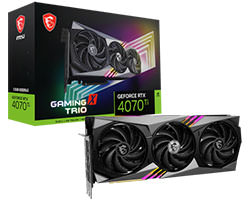 MSI GeForce RTX 4070 Ti GAMING X TRIO 12G