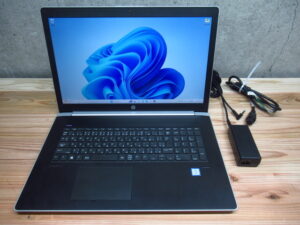 17.3インチ ProBook 470 G5 / Win 11 / Office 2019 / 第8世代Core i5 /16GBメモリ / SSD 256GB ノートパソコン